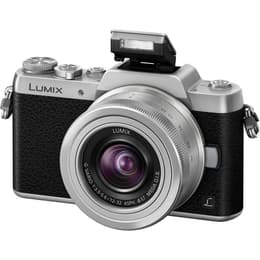 Hybrid-Kamera Lumix G DMC-GF7 - Silber/Schwarz + Panasonic Lumix G.Vario 12-32mm f/3.5-5.6 ASPH MEGA OIS f/3.5-5.6