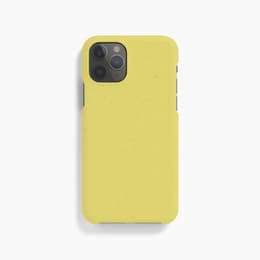 Hülle iPhone 11 Pro - Natürliches Material - Gelb