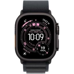 Apple Watch (2025) GPS + Cellular 49 mm - Titan Schwarz - Alpine loop Schwarz