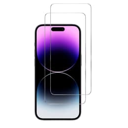 Schutzfolie iPhone 15 Gehärtetes Glas - Gehärtetes Glas - Transparent