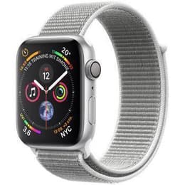Apple Watch (Series 4) 2018 GPS 40 mm - Aluminium Silber - Sport loop Silber