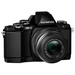 Hybrid-Kamera OM-D E-M10 - Schwarz + Olympus M.Zuiko Digital ED 14-42mm F3.5-5.6 EZ f/3.5-5.6