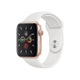 Apple Watch (Series 5) 2019 GPS 40 mm - Aluminium Gold - Sportarmband Weiß