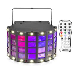 Lytor Lot de 4 jeux de lumière effet 2 DERBY à 4 LEDs RGBW + Etriers fixations + 2 Astro SUNMAGIC RVB Beleuchtung