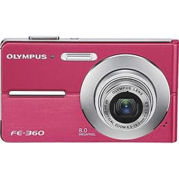 Kompakt Kamera FE-360 - Rosa + Olympus AF 3x Optical Zoom 36-108mm f/3.1-5.9 f/3.1-5.9