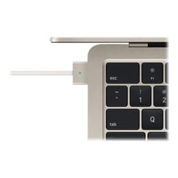 MacBook Air 13" (2022) - Apple M2 mit 8‑Core CPU und 10-core GPU - 24GB RAM - SSD 1000GB - AZERTY - Französisch