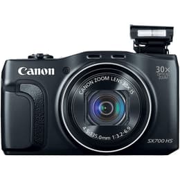 Kompakt - Canon PowerShot SX700 HS Schwarz Objektiv Canon Zoom Lens 30X IS 4.5-135mm f/3.2-6.9