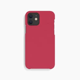 Hülle iPhone 12 Mini - Natürliches Material - Rot