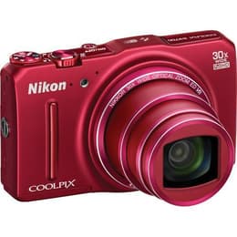 Kompakt Kamera Coolpix S9700 - Rot + Nikon Nikkor 30X Wide Optical Zoom ED VR 25-750mm f/3.7-6.4 f/3.7-6.4