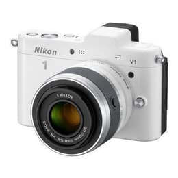 Hybrid Nikon 1 V1 + Objektiv 10-30 mm - Weiß