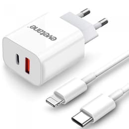 Kabel und Wandgesteck (USB + USB-C) 20W - Evetane
