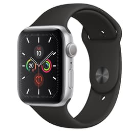 Apple Watch (Series 1) 2015 38 mm - Aluminium Silber - Sportarmband Schwarz