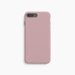 Hülle iPhone 7 Plus/8 Plus - Natürliches Material - Rosa
