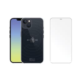 Back Market Hülle iPhone 13 mini und schutzfolie - GRS 4.0 Recycelter Kunststoff - Transparent