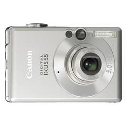 Kompakt Kamera Ixus 55 - Silber + Canon Zoom optique 5.8-17.4mm f/2.8-4.9 f/2.8-4.9
