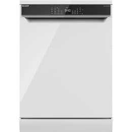 Freistehende Geschirrspüler 60 cm Sharp QW-NA26F39DW - 12 bis 16 Gedecke