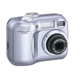 Kompaktkamera Nikon Coolpix 2100 Silber + Objektiv Nikon Zoom Nikkor 36-108 mm f/2.6-4.7
