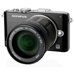 Hybrid-Kamera PEN E-PL3 - Silber + Olympus M.Zuiko Digital 14-150mm f/4-5.6 II f/4-5.6