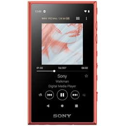 MP3-player & MP4 16GB Sony Walkman NW-A105 - Schwarz/Rot