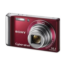 Kompakt - Sony DSC-W370 Rot + Objektivö Sony Lens 34-238mm f/3.6-5.6