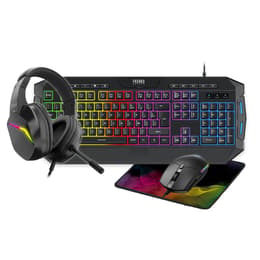 Freak And Geeks Tastatur AZERTY Französisch mit Hintergrundbeleuchtung KB501CM