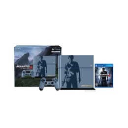 PlayStation 4 1000GB - Blau - Limited Edition Uncharted 4 + Uncharted 4