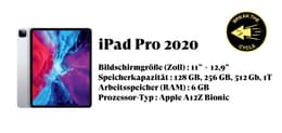 iPad Pro 2020 technische details