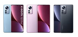 Xiaomi 12 Pro drei unterschiedliche Farben
