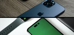 Ein iPhone 13 und ein iPhone 14