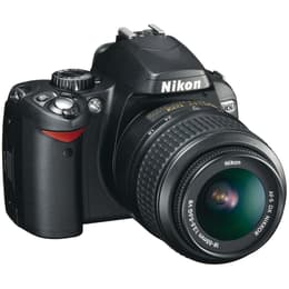 Spiegelreflexkamera - Nikon D60 - Schwarz + Objektiv 18-55mm