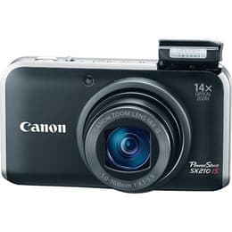 Kompaktkamera - Canon PowerShot SX210 IS - Schwarz