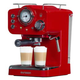Espressomaschine Kompatibel mit Kaffeepads nach ESE-Standard Oursson EM1500/RD