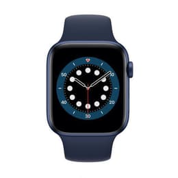 Apple Watch (Series 6) GPS 44 mm - Aluminium Blau - Sportarmband Blau