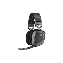 Kopfhörer Rauschunterdrückung Gaming Bluetooth mit Mikrophon Corsair HS80 - Schwarz