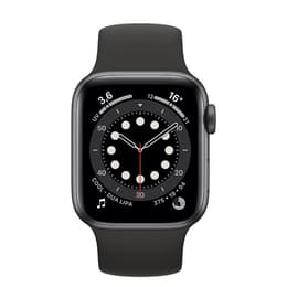 Apple Watch (Series 6) GPS 40 mm - Aluminium Space Grau - Sportarmband Schwarz