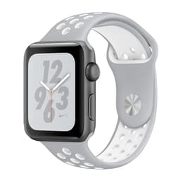 Apple Watch (Series 4) GPS 44 mm - Aluminium Space Grau - Nike Sportarmband