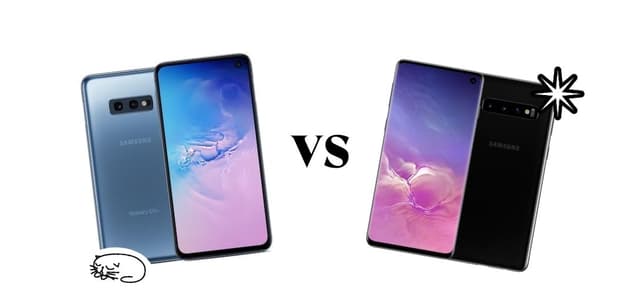 Samsung Galaxy s10 vs. Samsung Galaxy s10e