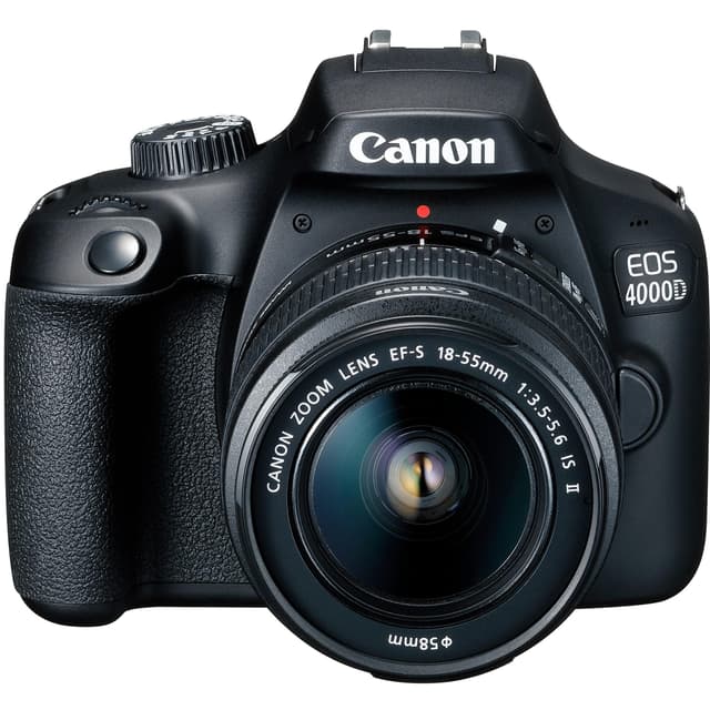 Kamera Spiegelreflex - Canon EOS 4000D - Schwarz + EF-S 18-55 III Objektiv