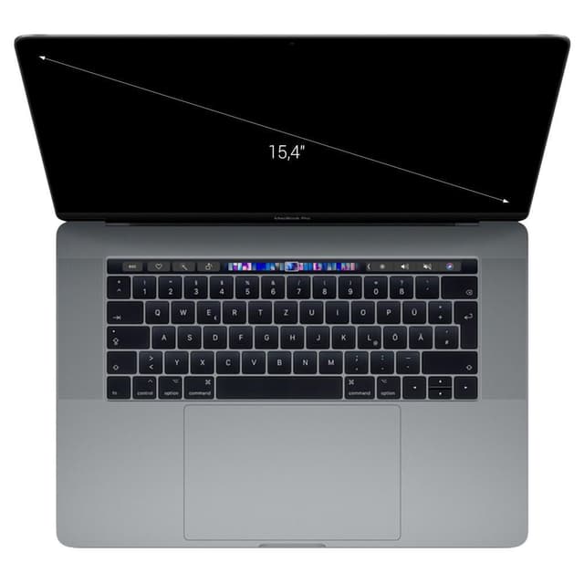 MacBook Pro Touch Bar 15" Retina (2018) - Core i7 2,6 GHz - SSD 512 GB - 16GB - QWERTZ - Deutsch