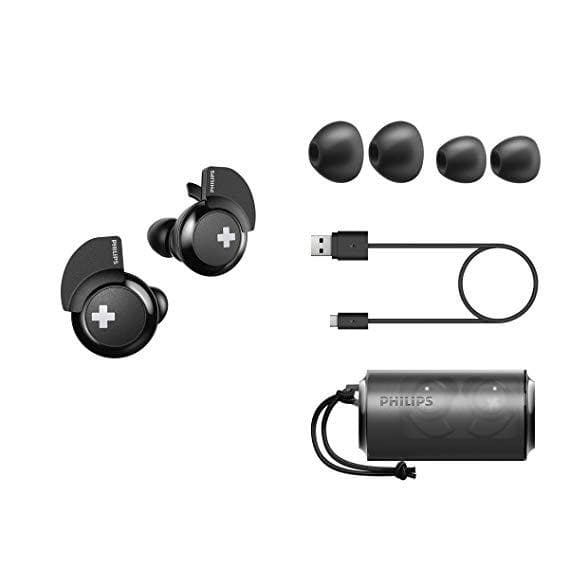 Ohrhörer In-Ear Bluetooth - Philips Bass+ SHB4385BK/00