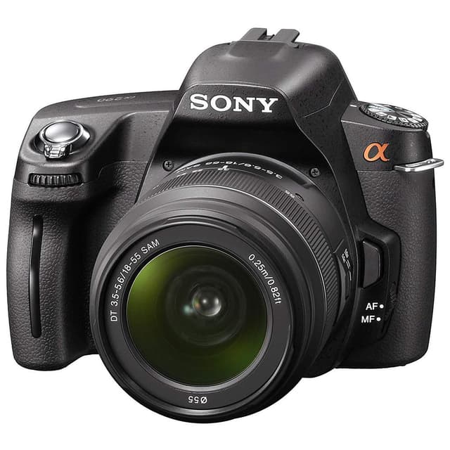 Spiegelreflex - Sony Alpha A290 Schwarz + Objektivö Sony 18-55mm f/3.5-5.6