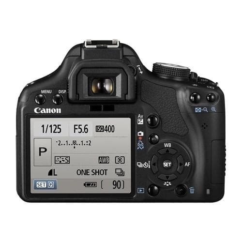 Reflex Canon EOS 500D - Schwarz + Objektiv EFS 55-250MM F / 4-5,6 IS II