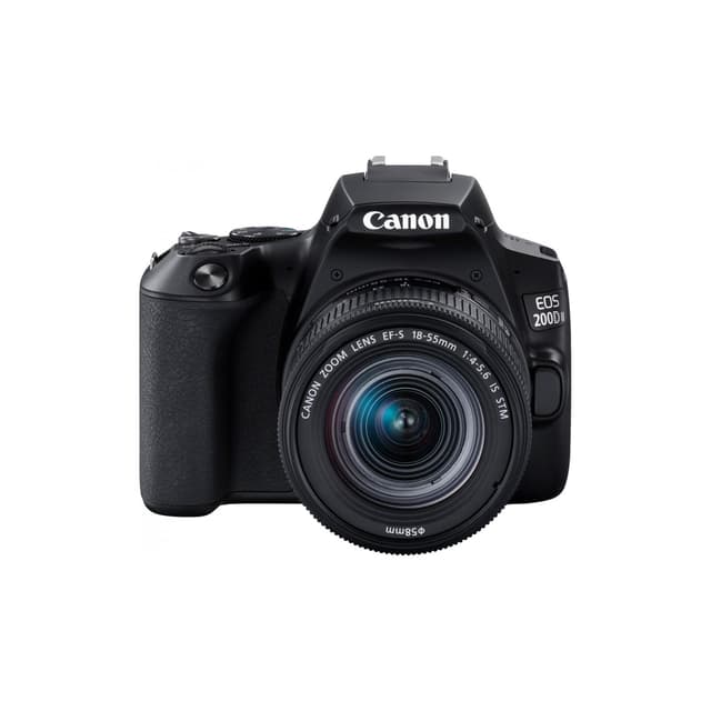 SLR - Canon EOS 200D - Schwarz + Ziel EF-S 18-55MM III