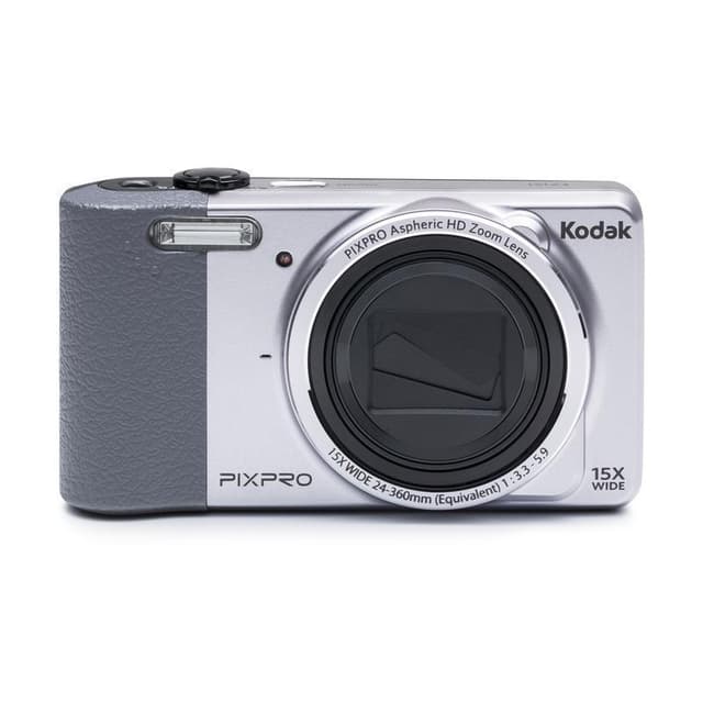 Kompaktkamera Kodak PixPro FZ151 Silber + Objektiv Kodak PixPro 15x Wide 24-360 mm f/3.3-5.9