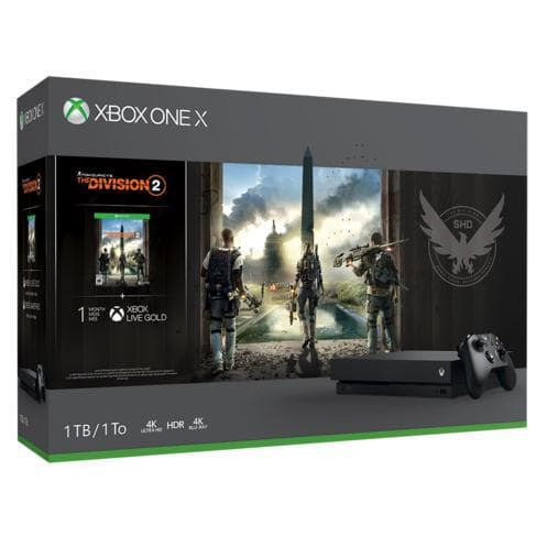 Xbox One X 1000GB - Schwarz + Tom Clancy's The Division 2