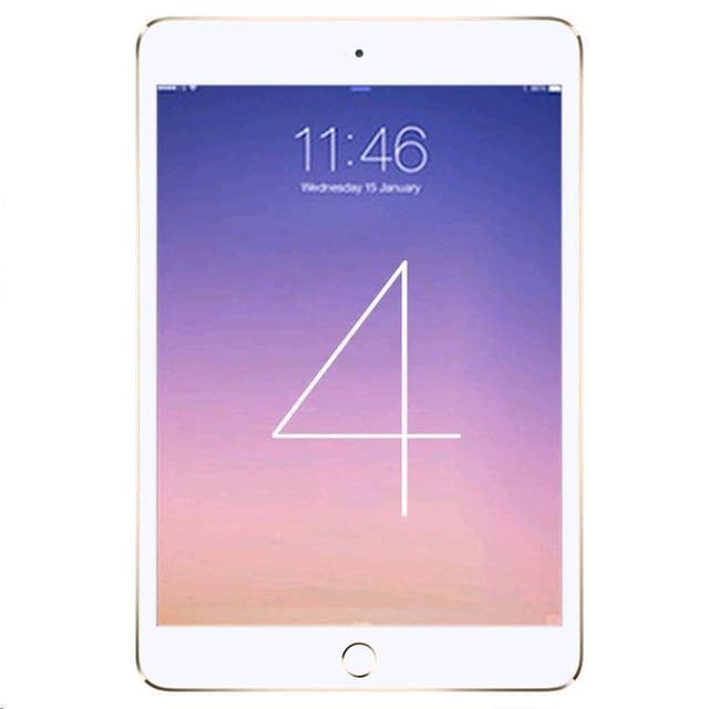 iPad mini 4 (2015) 7,9" 128GB - WLAN - Gold - Kein Sim-Slot