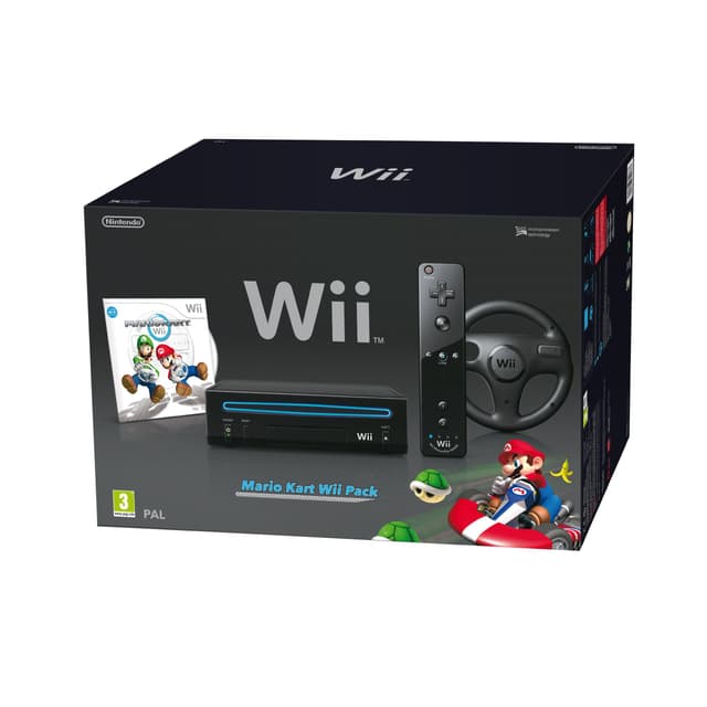Nintendo Wii - HDD 0 MB - Schwarz