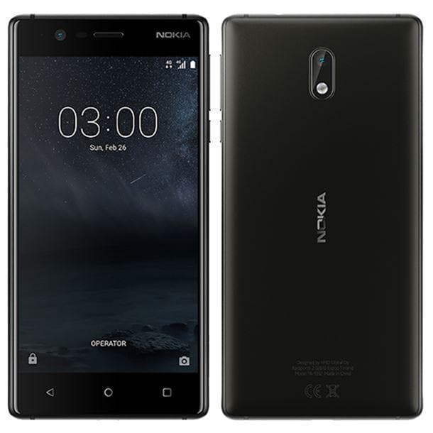 Nokia 3 16 GB Dual Sim - Schwarz - Ohne Vertrag