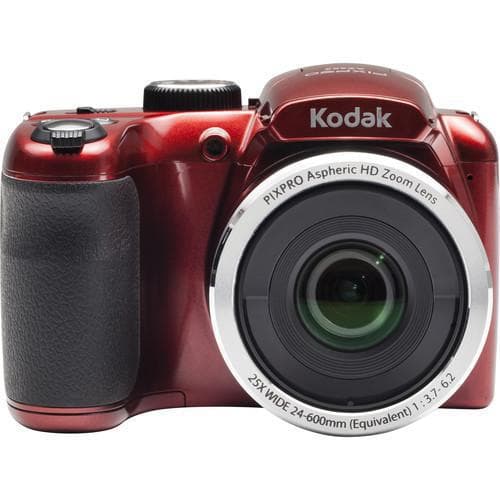 Bridge- Kodak Pixpro AZ252- Rot +Zoom Optique x25 -24-600 mm f 4.3