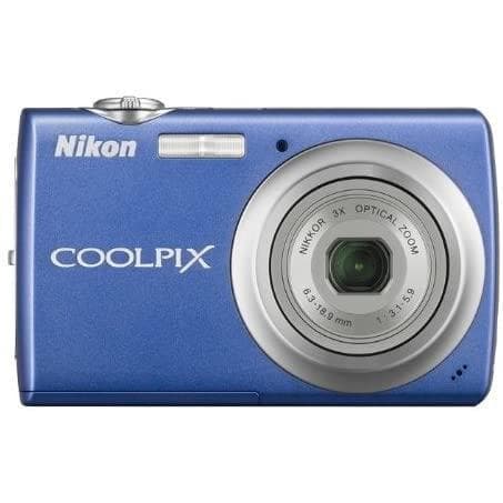 Kompaktkamera Nikon CoolPix S220 Blau + Objektiv Nikon Nikkor 3x Optical Zoom 35-105 mm f/3.1-5.9